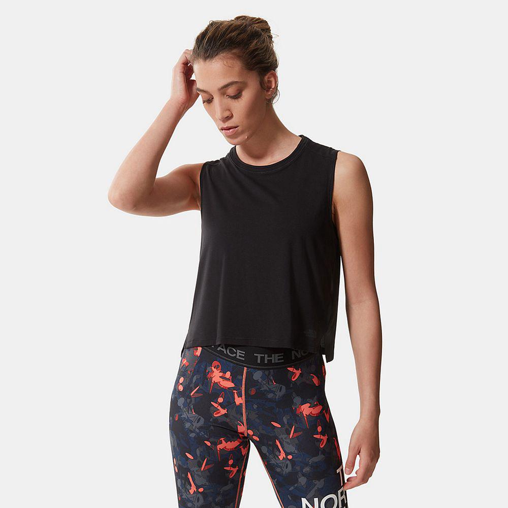 The North Face Active Trail Relaxed Γυναικεια Αμάνικη Μπλούζα - Μαυρα (GODS39687)